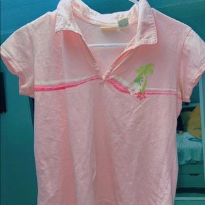 Pink Collared Shirt
